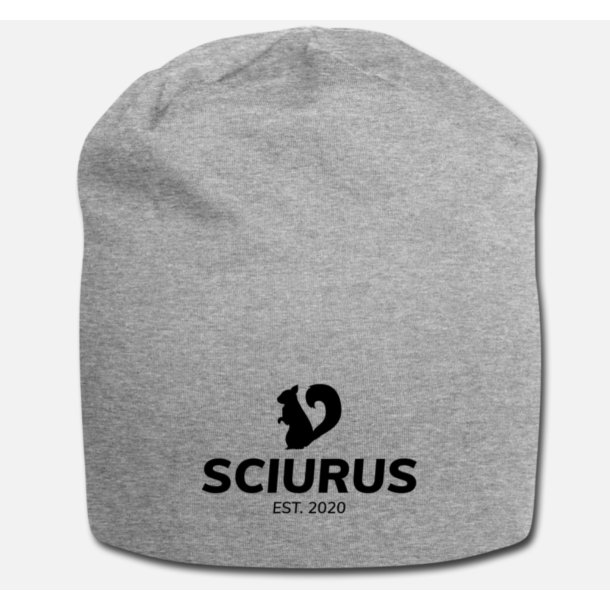 Produkt er p vej - SCIURUS BEANIE i gr med tryk