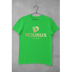 SCIURUS KIDSikoniske T-shirttil drenge i grn med guldtryk