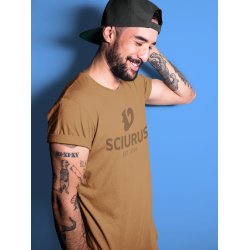 SCIURUS klassisk T-Shirts brun til herre 