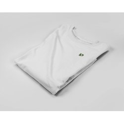 SCIURUS KIDS T-shirt langrmet til drenge i hvid med grnt logo