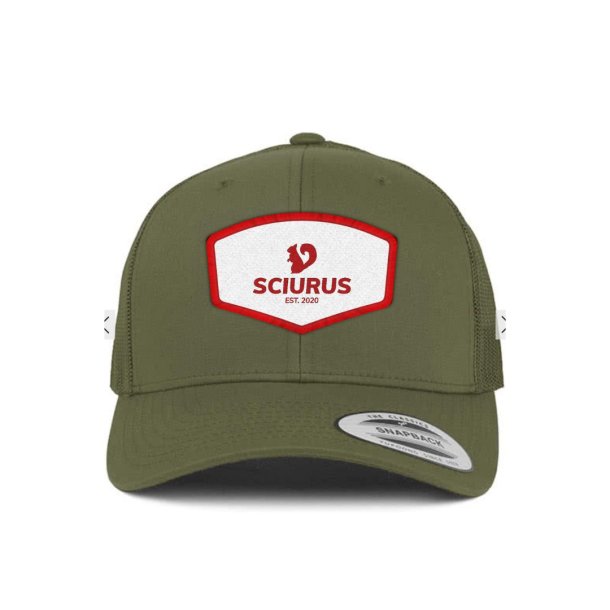 Produkt er p vej - SCIURUS Truckercap grn med logo men kan bestilles fr andre